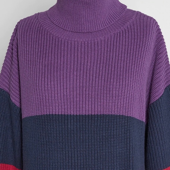 1980s Turtleneck Sweater Dress 1990s (ModCloth) - Picture 2 of 7
